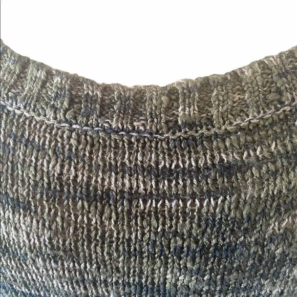 Eyelash Oversized Shades of Green Sweater - Picture 6 of 13